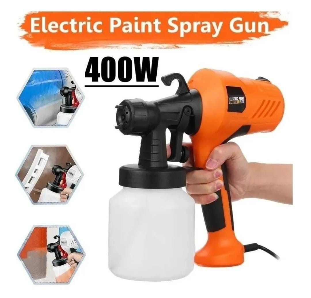 PaintMax 700W Electric Paint Sprayer Handheld HVLP Spray Painter Painting  Spray Gun For Fences Brick Walls With 3 Spray Patterns 800ML Detachable Cup