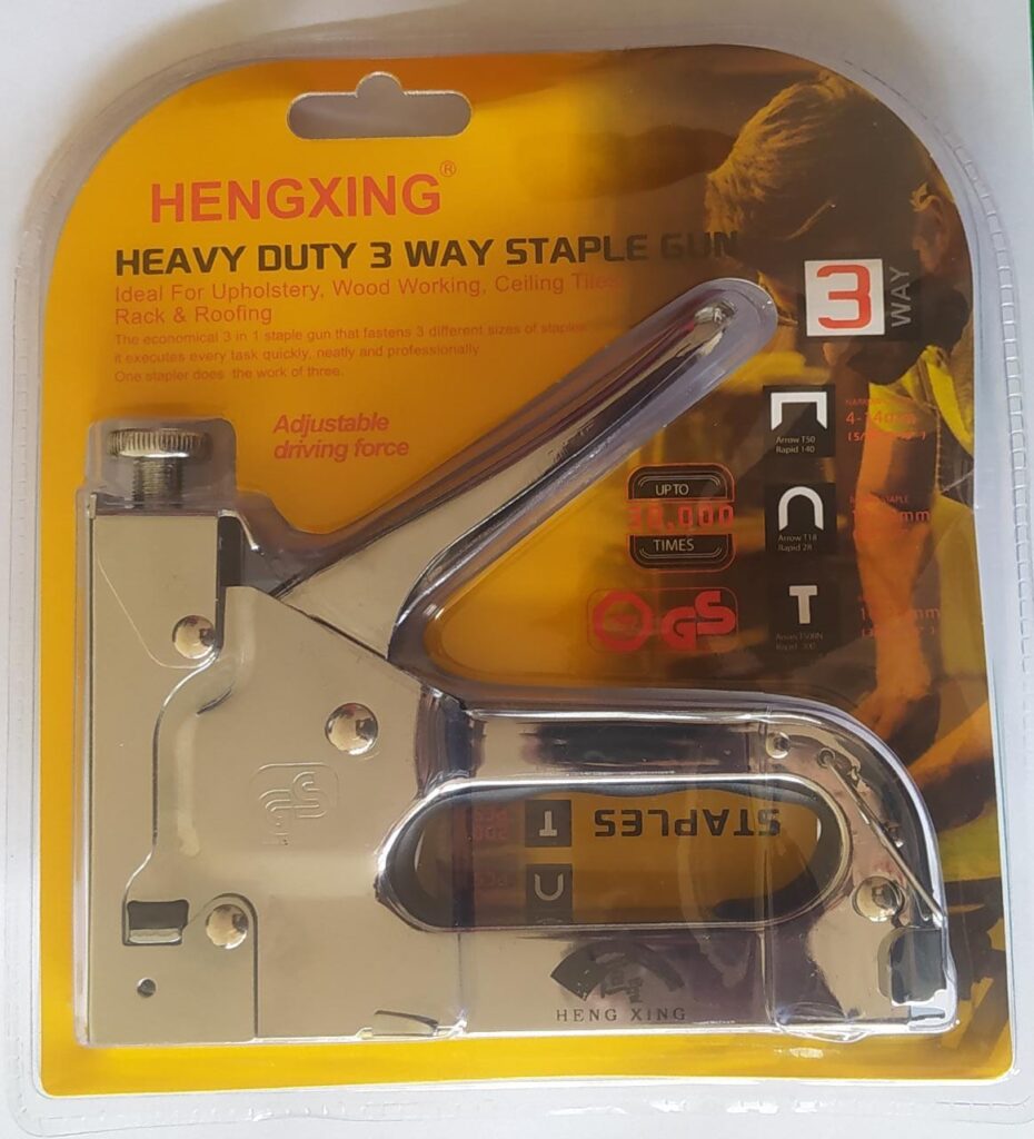Esco 58 Grapadora Manual Para Tapicería – Palanca De Tracción Resistente, Acepta Grapas Tipo 58 De 4 A 14 Mm