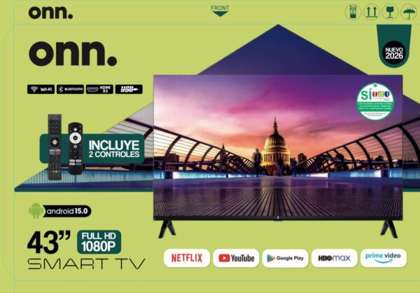 TV ONN 43" Pulgadas 4K FHD LED Smart TV MAGIS Instalado - Image 9
