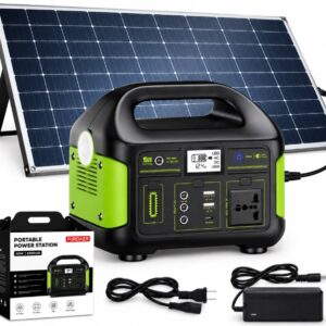 Subestación de Energía 300W Generador Solar Portátil